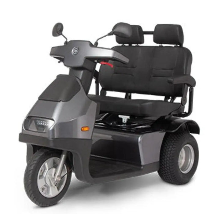 Afiscooter S3 3 Wheel Outdoor, Heavy-Duty Mobility Scooter With an Extra Wide Seat Afiscooter