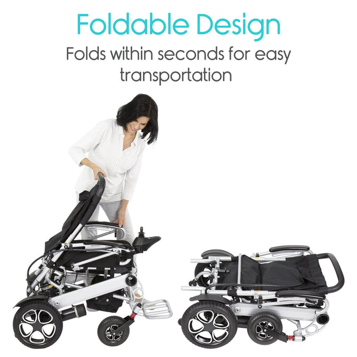 Vive Health MOB1029L Electric Power Wheelchair