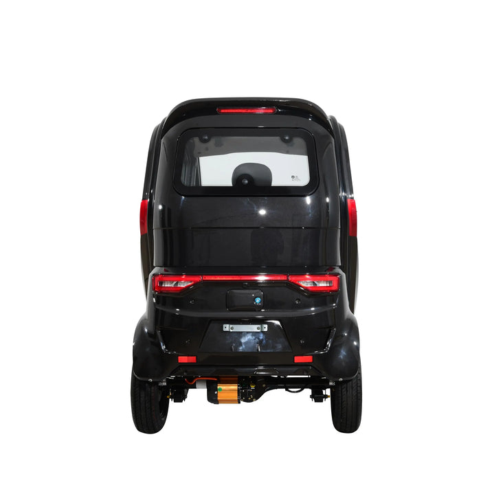 Green Transporter Q Runner Fully Enclosed Cabin Mobility Scooter Green Transporter