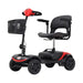 M1 Lite 4-Wheel Mobility Scooter Red