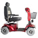 Meritsusa Pioneer 10 4-Wheel Heavy-Duty Scooter S331-ARMU/SBMU - Red Meritsusa
