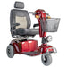 Meritsusa Pioneer 9 3-Wheel Heavy-Duty Scooter S331-ARMU/SBMU - Red Meritsusa