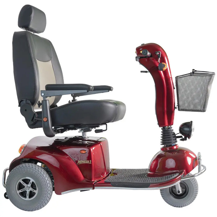 Meritsusa Pioneer 9 3-Wheel Heavy-Duty Scooter S331-ARMU/SBMU - Red Meritsusa