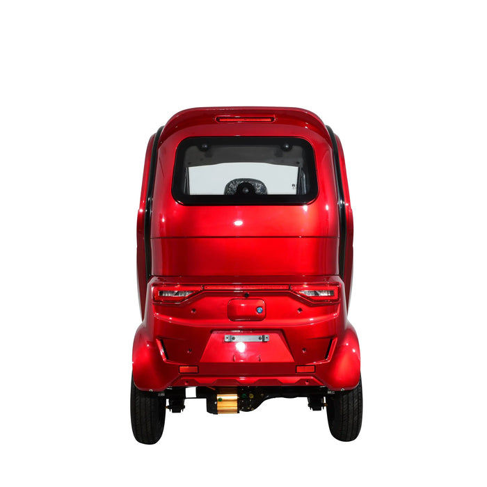 Green Transporter Q Runner Fully Enclosed Cabin Mobility Scooter Green Transporter