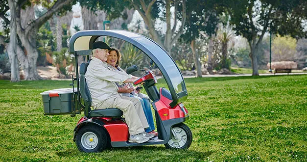 Afiscooter S3 3 Wheel Outdoor, Heavy-Duty Mobility Scooter With an Extra Wide Seat Afiscooter