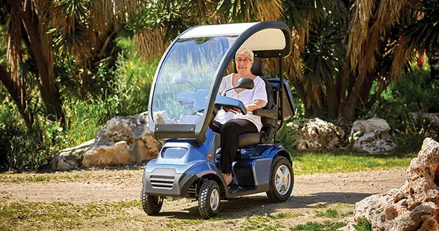Afiscooter S4 - The Ultimate 4 Wheel Outdoor, Heavy-Duty Mobility Scooter Afiscooter