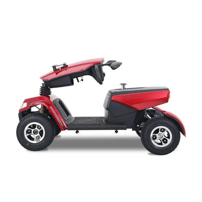 S800 Heavyweight 4-Wheel Mobility Scooter Red