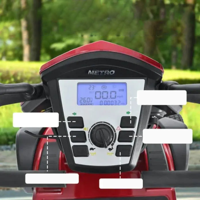 Metro Mobility S500 Heavy-Duty 4 wheel Mobility Scooter